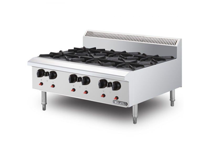  BẾP ÂU 6 HỌNG KHÔNG LÒ NƯỚNG BERJAYA - OB6-17 