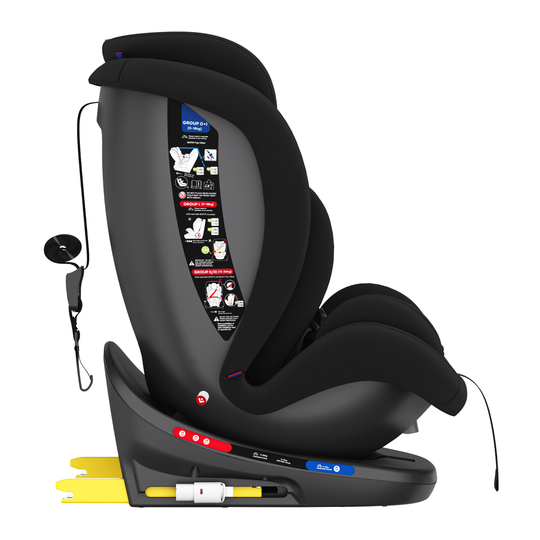  Ghế ngồi ô tô trẻ em Reebaby S64 FX Multi Grow 360 