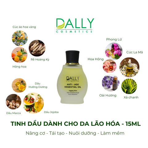  ANTI-AGE ESSENTIAL OIL - Tinh dầu dành cho da lão hóa (15ml) 