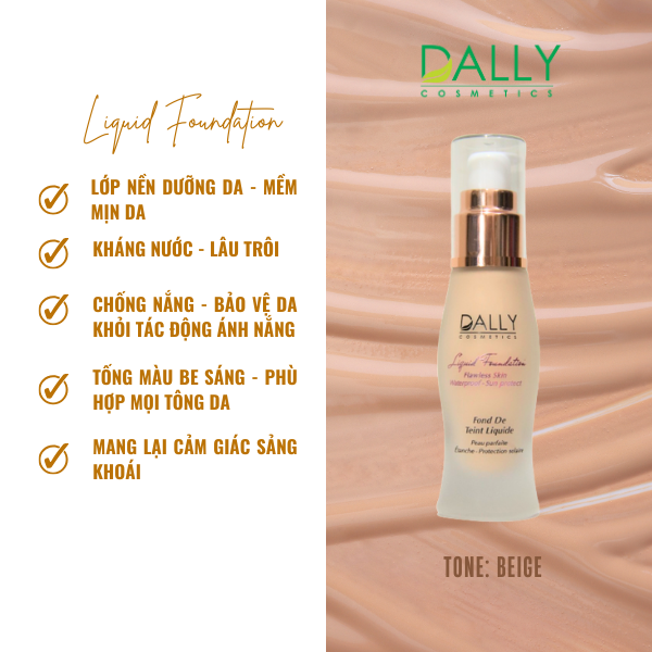 LIQUID FOUDATION - Kem nền dạng lỏng (30ml) 