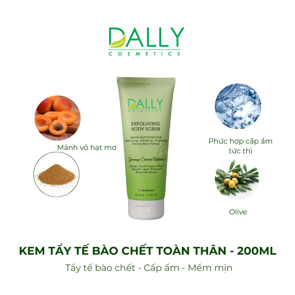 EXFOLIATING BODY SCRUB - Kem tẩy tế bào chết body (200ml) 