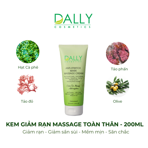  ANTI-STRETCH MARK MASSAGE CREAM- Kem giảm rạn massage body (200ml) 