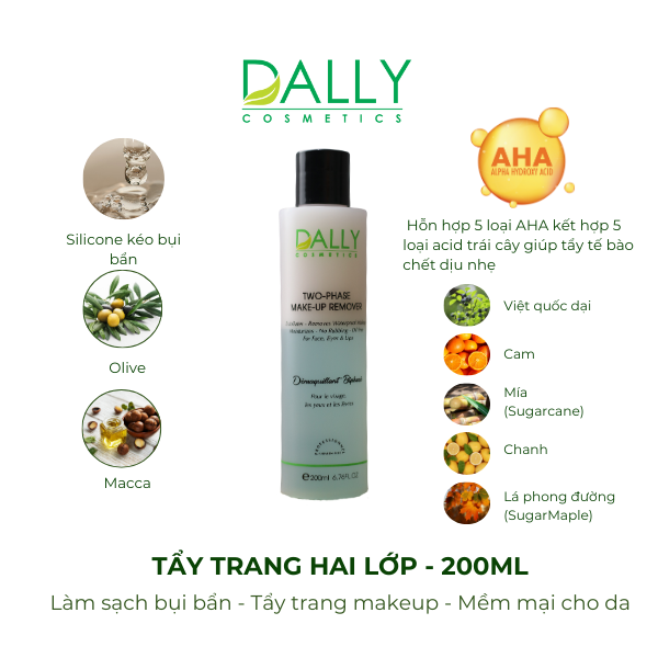  TWO PHASE MAKE-UP REMOVER - Tẩy trang 2 lớp (200ml) 