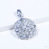  S925 Mặt dây Halo  Chủ Mois Round D tấm mois  SPE144.M1.m 