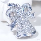  Mặt dây chuông ổ 5mm Bạc S925 xi kim Chủ Mois Round D tấm mois  SPE168 