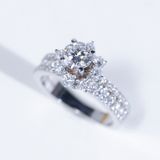  S925 Nhân nữ Chùm hoa Ổ 5,4mm Chủ Mois Round D tấm mois  SRE080.M1.m 