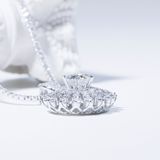  S925 Mặt dây Mặt trời Ổ 7,2mm Chủ Mois Round D tấm mois  SPE086.M1.m 