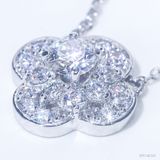  S925 Mặt dây 4 lá  Chủ Mois Round D tấm CZ  SPE145.M1.z 