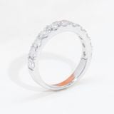  S925 Nhân nữ Half Eternity 1 hàng 3,0mm Không chủ  tấm mois  SRI003.n.m 