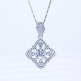  S925 Mặt dây  Ổ 6,0mm Chủ Mois Round D tấm mois  SPE146.M1.m 