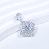  S925 Mặt dây  Ổ 6,0mm Chủ Mois Round D tấm mois  SPE146.M1.m 