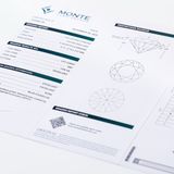  Lab Diamond Tròn DEF VVS-VS Monte 