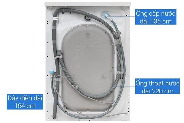 Máy giặt sấy Electrolux UltimateCare 500 Inverter giặt 11 kg - sấy 7 kg EWW1123P5WC