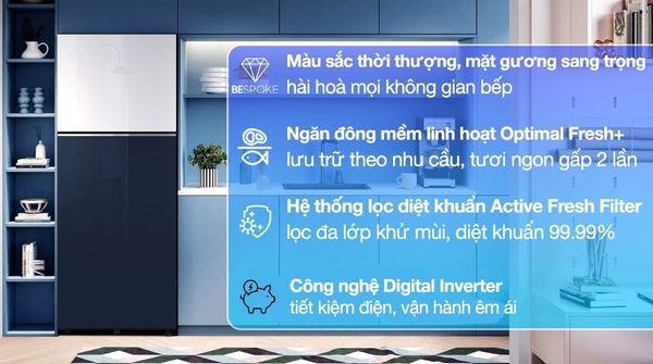 Tủ lạnh Samsung Inverter 305 lít RT31CB56248ASV