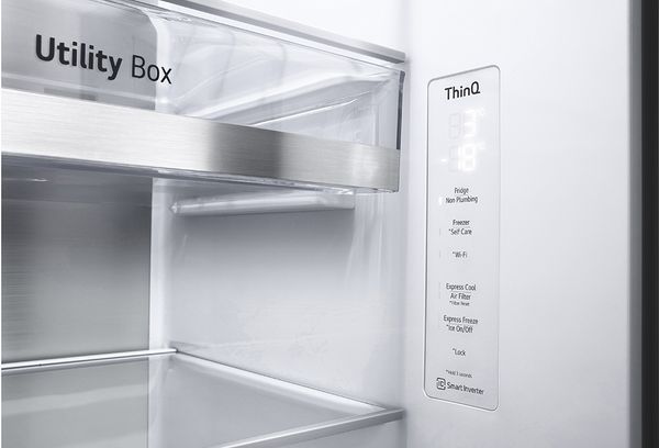 Tủ lạnh LG Inverter 635 lít Side By Side InstaView GR-G257SV