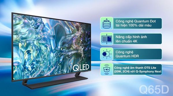 Smart Tivi Samsung QLED 4K 65 inch QA65Q65D