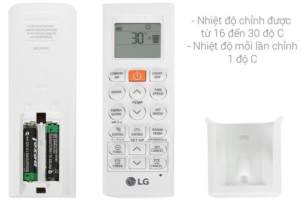 Điều hòa LG 9000BTU 2 chiều inverter B10END1