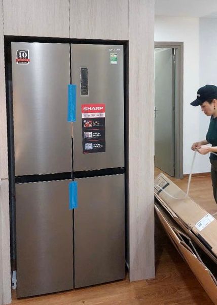 Tủ lạnh Sharp Inverter 362 lít Multi Door SJ-FX420V-SL