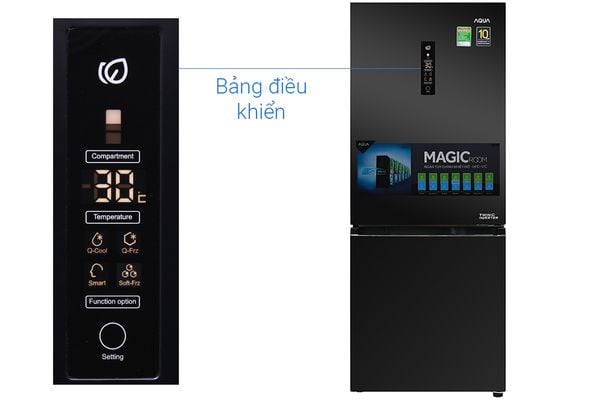 Tủ lạnh Aqua Inverter 260 lít AQR-I298EB BS