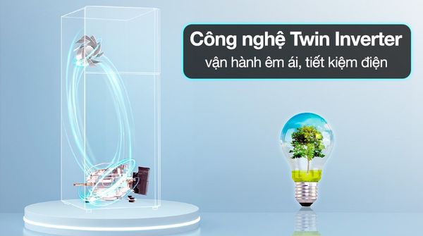 Tủ lạnh Aqua Inverter 455 lít AQR-T518FA(SL)