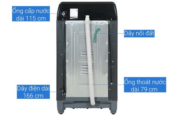 Máy giặt Aqua 10 kg AQW-DR101GT BK