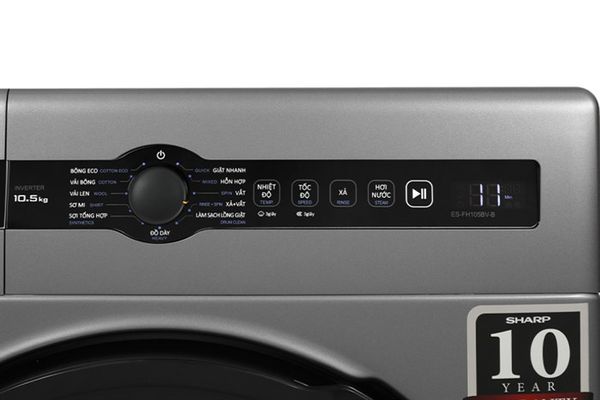 Máy giặt Sharp Inverter 10.5 kg ES-FH105BV-B