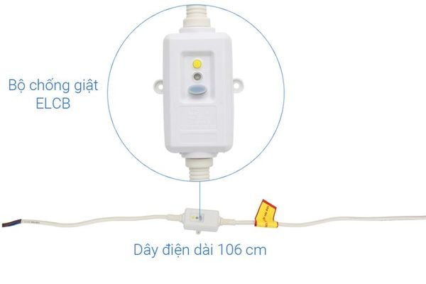 Bình nóng lạnh Ferroli 15 lít 2500W QQ Evo ME