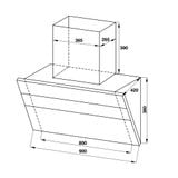 Máy hút mùi gắn tường Hafele HC-H901WB