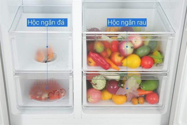 Tủ lạnh LG Inverter 519 lít Side By Side GR-B256JDS