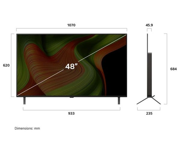 Smart Tivi LG OLED AI 4K 48 inch OLED48B5PSA mới 2025