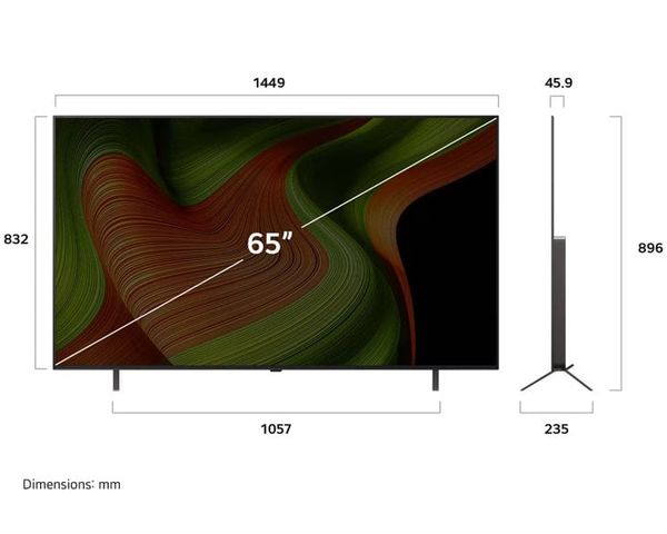 Smart Tivi LG OLED AI 4K 65 inch OLED65B5PSA mới 2025
