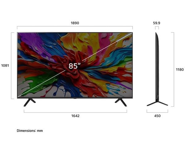 Smart Tivi LG QNED Evo AI Mini LED 4K 85 Inch 85QNED92ASA mới 2025