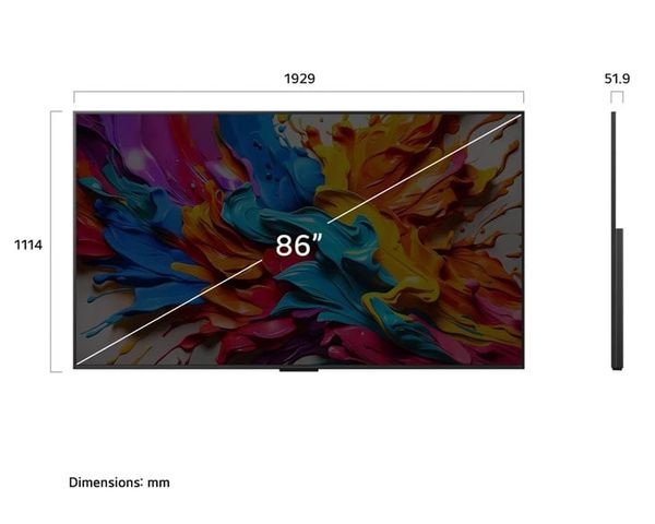 Smart Tivi LG QNED Evo AI Mini LED 4K 86 Inch 86QNED9MASA mới 2025