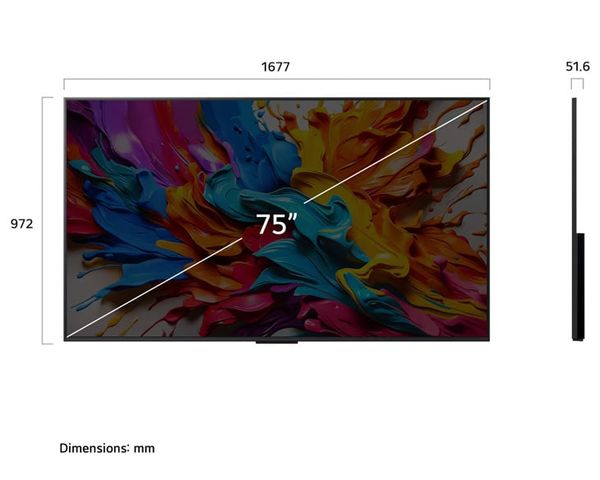 Smart Tivi LG QNED Evo AI Mini LED 4K 75 Inch 75QNED9MASA mới 2025