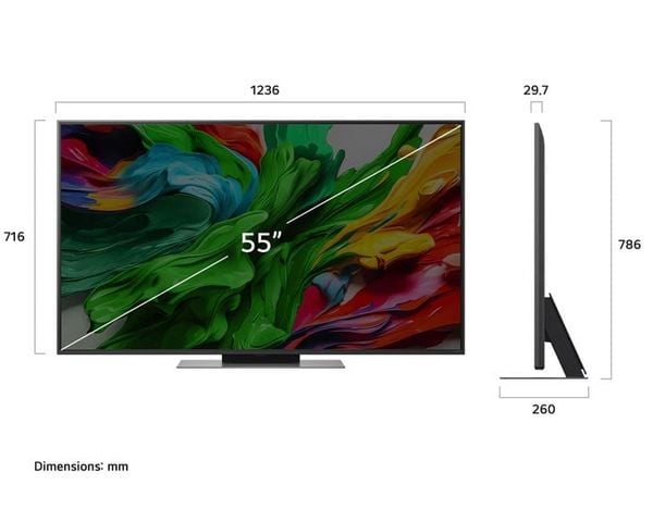 Smart Tivi LG QNED Evo AI Mini LED 4K 55 Inch 55QNED86ASA mới 2025