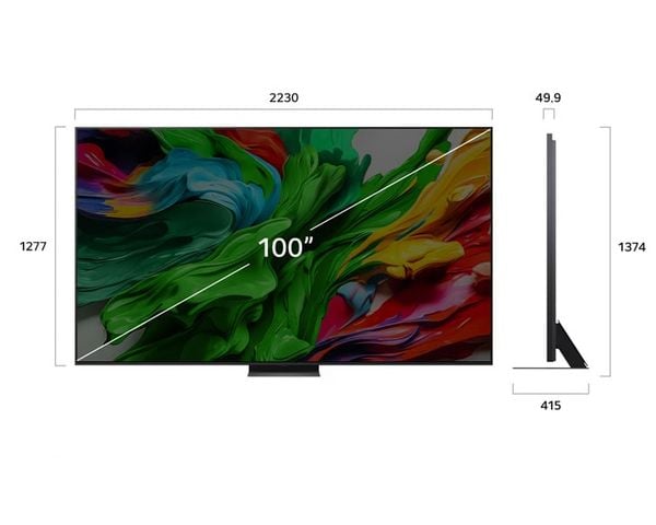 Smart Tivi LG QNED Evo AI Mini LED 4K 100 Inch 100QNED86AS mới 2025