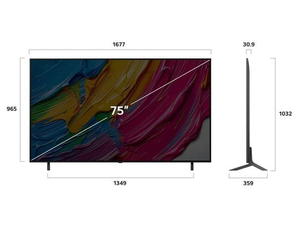 Smart Tivi LG QNED AI 4K 75 inch 75QNED80ASA mới 2025