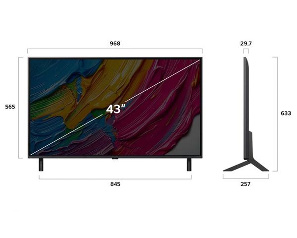 Smart Tivi LG QNED AI 4K 43 inch 43QNED80ASA mới 2025