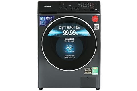Máy giặt Panasonic Inverter giặt 9.5 kg - sấy tiện ích 2 kg NA-V95FR1BVT