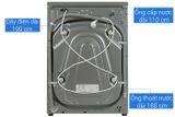 Máy giặt sấy Hitachi Inverter 10.5 kg BD-D1054HVOS