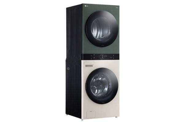 Tháp giặt sấy LG WashTower Inverter giặt 21 kg - sấy 16 kg WT2116SHEG