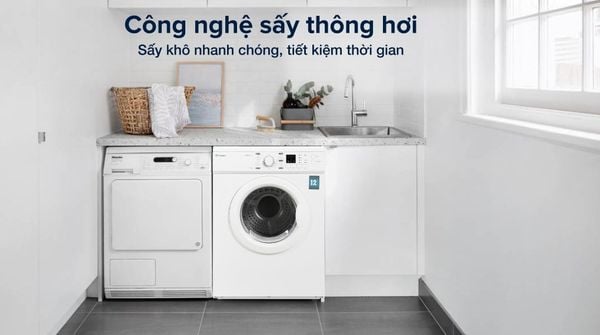 Máy sấy quần áo thông hơi Casper 7.2 kg TD-72VWD