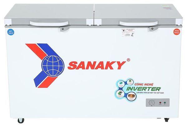 Tủ đông Sanaky Inverter 280 lít VH-4099W4KD (mặt kính cường lực)