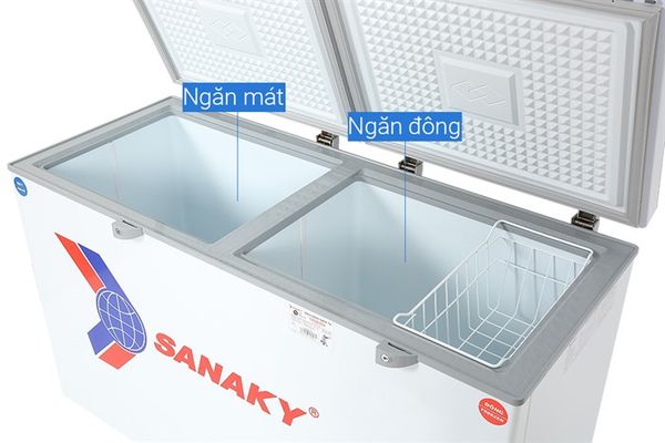 Tủ đông Sanaky Inverter 280 lít VH-4099W4KD (mặt kính cường lực)
