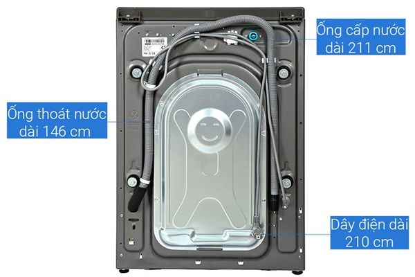 Máy giặt sấy Samsung AI Ecobubble Inverter giặt 11 kg - sấy 7 kg WD11T734DBX/SV