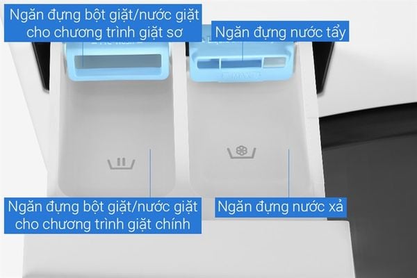 Tháp giặt sấy LG WashTower Inverter giặt 25 kg - sấy 17 kg WT2517NHEG