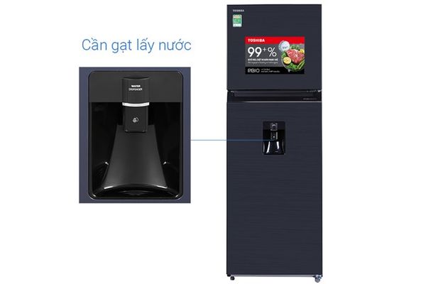 Tủ lạnh Toshiba Inverter 337 lít GR-RT435WE-PMV(06)-MG