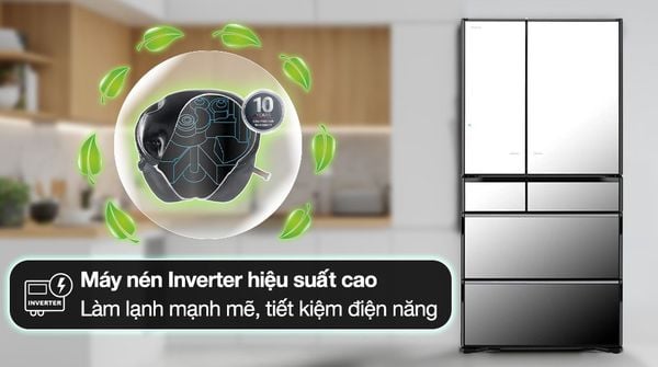 Tủ lạnh Hitachi Inverter 735 lít Multi Door R-ZX740KV X