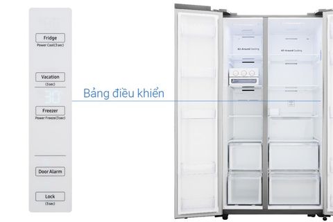 Tủ lạnh Samsung Inverter 655 lít Side By Side RS62R5001M9/SV