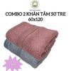  Combo 2 Khăn Tắm 60x120cm Thai Binh Towel Sợi Tre Mềm Mại Siêu Thấm Hút Không Xù Bông Cotton Nhà Tắm khăn  tắm khăn gia khăn  tắm 